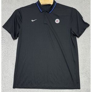 Nike Dri Fit Los Angeles LA Clippers Polo Shirt Mens XL Tall Black